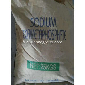 Hexamétaphosphate de sodium utilisé dans l&#39;eau de boisson